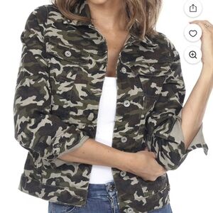 Camouflage Jean Jacket